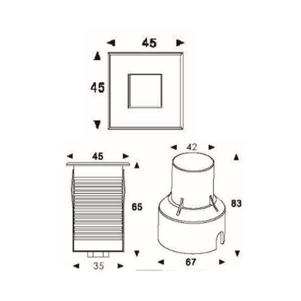 Inground Light ST2045R4*a-C7-Y-2