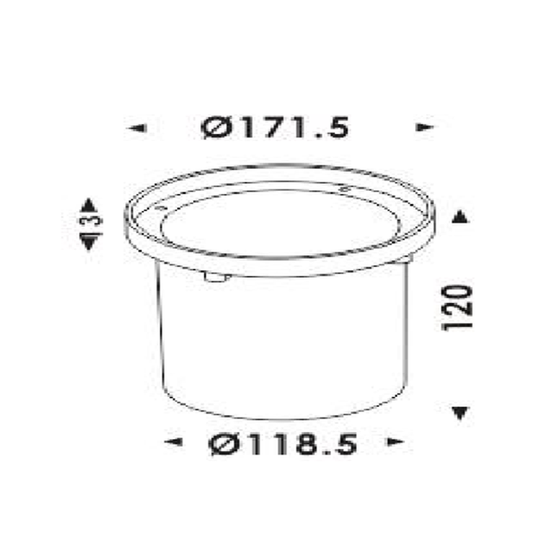 Inground Light ST2186R1-36