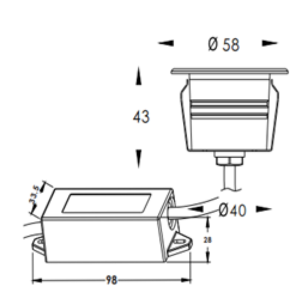 Inground Light ST2058S4*a-C7-X