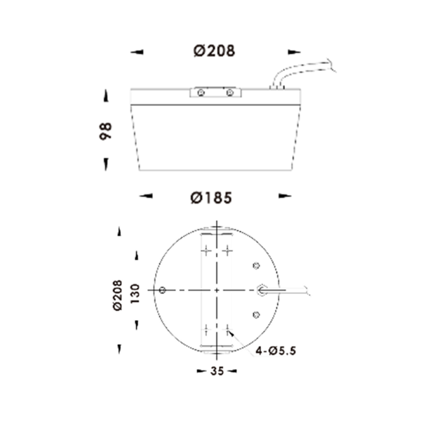 Ceiling Light ST7208R