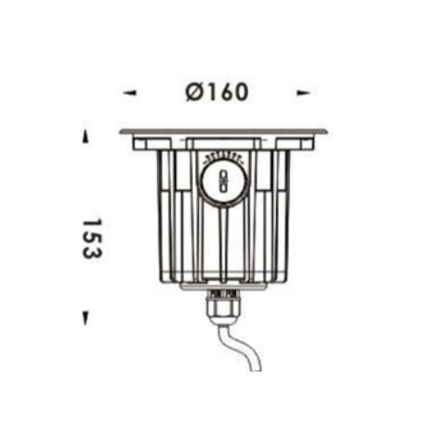 Inground Light ST2160R4*a-A3-Y-ASM