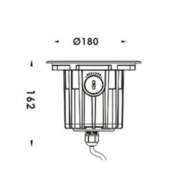Inground Light ST2180R4*a-A3-Y-ASM