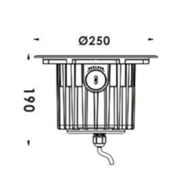 Inground Light ST2250R4*a-A3-Y-ASM
