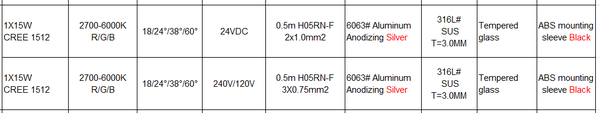 Inground Light ST2116S2C