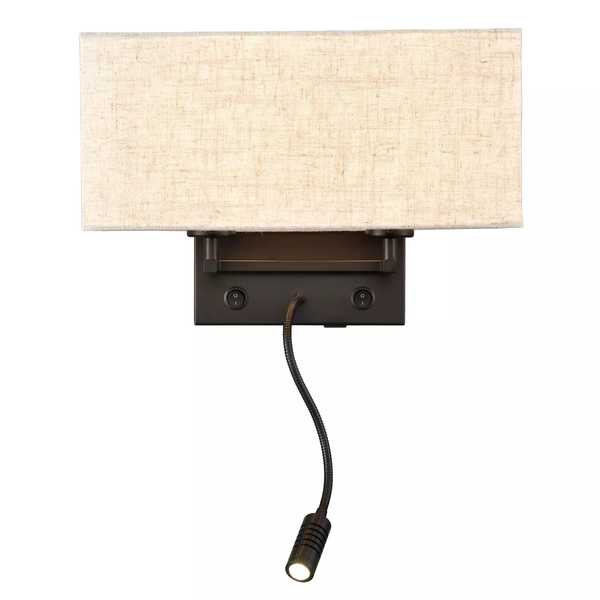 Bedside Reading Lamps with Switch USB Ports