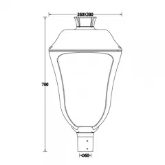 LED GARDEN LIGHT STIPIN-FLGD3