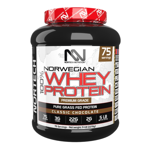 Nortech Norwegian Whey Protein 5LBS (75 Lần Dùng)