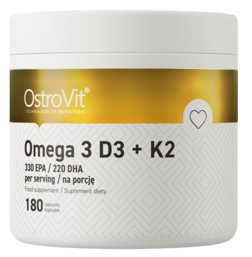 OstroVit Omega 3 D3+K2 (90viên/180viên)