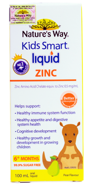 Nature's Way Kids Smart Liquid Zinc 100ml