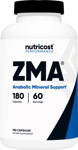 Nutricost ZMA Anabolic Mineral Support - 490mg, 180 Capsules