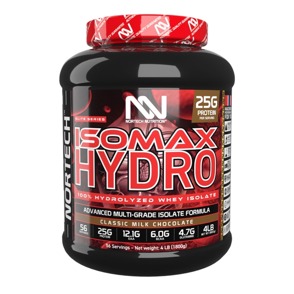 Nortech ISOMAX HYDRO Whey Protein Isolate và Hydrolyzed 1.8KG (56Liều)