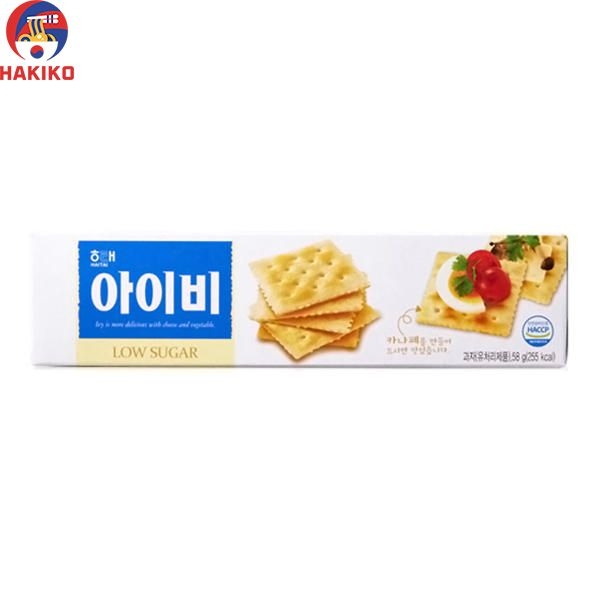 Bánh Quy Ít Đường Ivy Haitai Hàn Quốc  Hộp 58G 아이비 크래커
