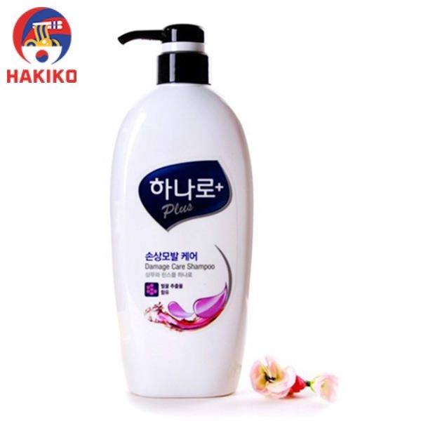 Dầu Gội Và Xả Hanaro Plus Chăm Sóc Tóc Hư Tổn 680Ml 손상 모발 케어 샴푸