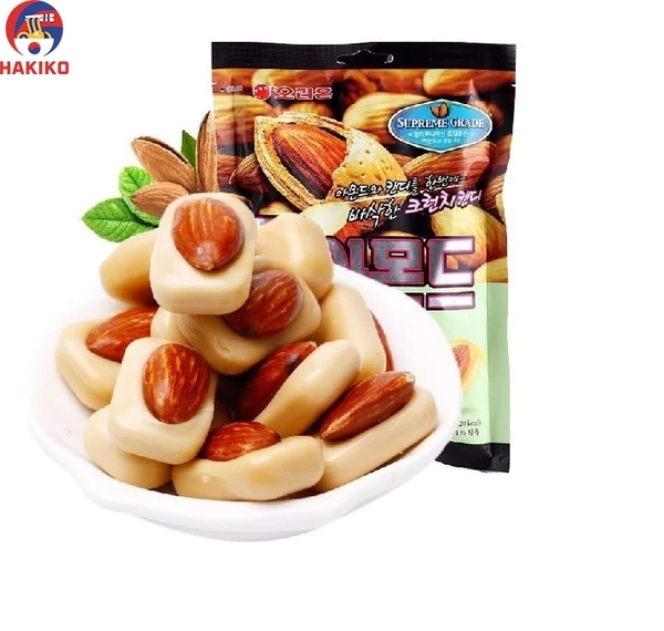 Kẹo Hạnh Nhân Xanh Orion Hàn Quốc 90G  통아몬드 캔디