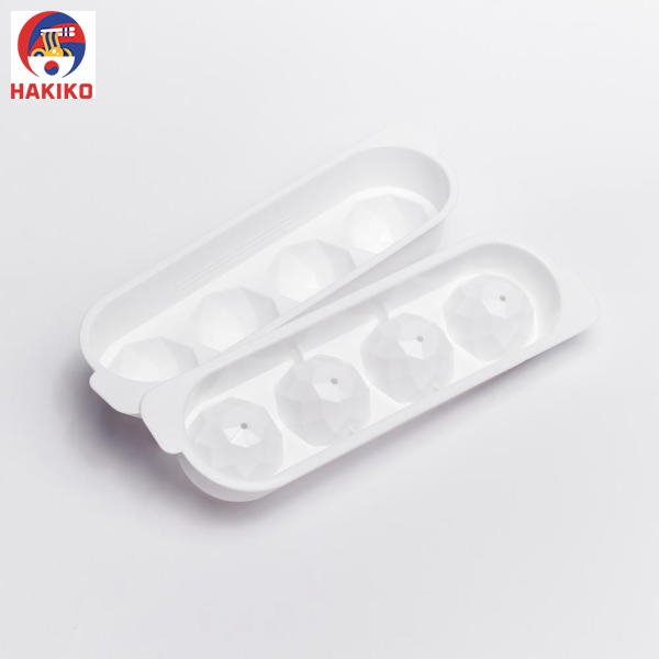 Khay Đá 4 Viên Loại Tròn, Size To Nhật Bản