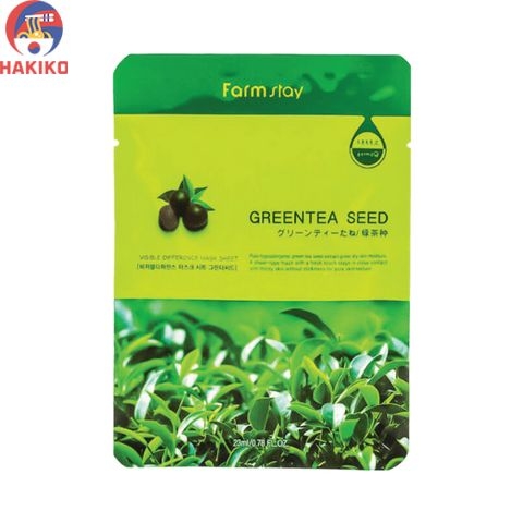 Mặt Nạ Dưỡng Da Farmstay Trà Xanh Hàn Quốc 녹차 마스크 시트