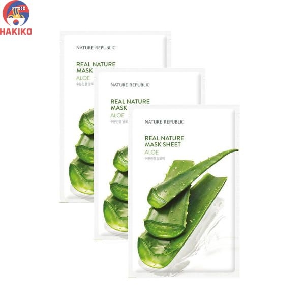 Mặt Nạ Nature Repulic Hàn Quốc Nha Đam 아로에 마스크시트