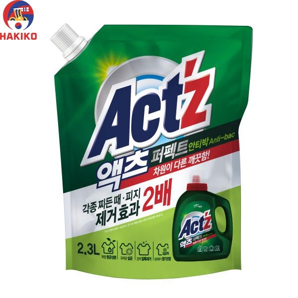 Nước giặt Actz  diệt khuẩn túi 2,2L Hàn Quốc 액츠 퍼펙트_딥클린