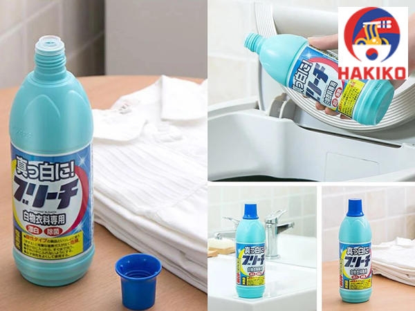 Nước Tẩy Trắng Quần Áo 600Ml Nhật Bản Rocket