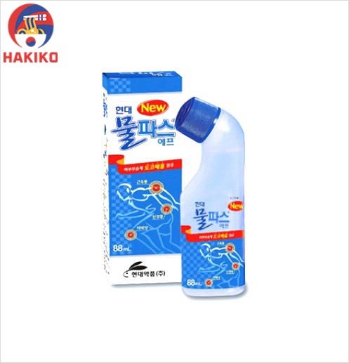 Nước Xoa Bóp, Giảm Đau  Hyundai Salapat Lọ 45ml Hàn Quốc  물파스