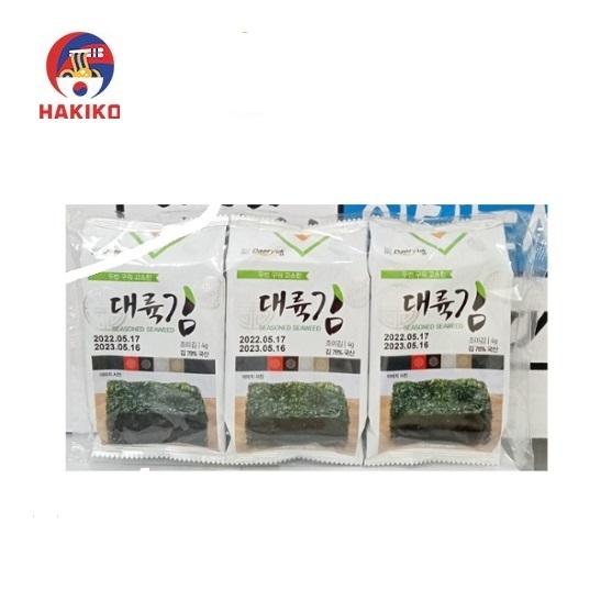 RONG BIỂN ĂN LIỀN HÀN QUỐC BỊCH 3 GÓI,9 GÓI, 12 GÓI DAERYUK