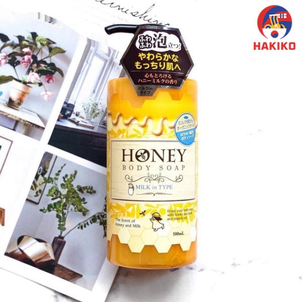 Sữa Tắm Honey Dưỡng Ẩm, Làm Mịn Dạng Gel Nhật Bản