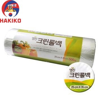 Túi Đựng Thực Phẩm Myungjin Hàn Quốc 25cm x35cm cuộn 500 chiếc 롤백 (중)