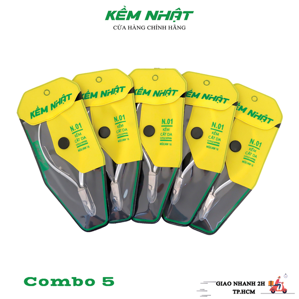 Combo 5 Vuông Inox ( mũi 16 ) - Kềm Nhật