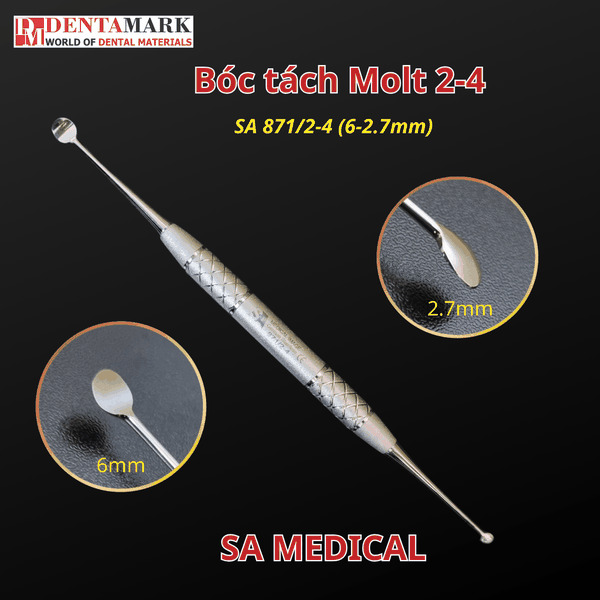 Cây bóc tách nướu Molt 2/4 dentamark.vn