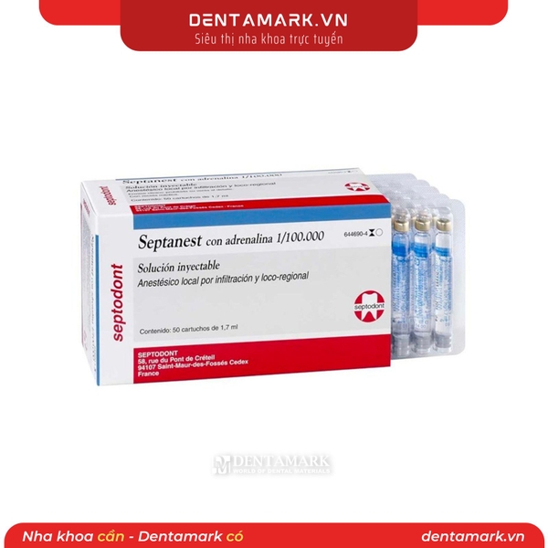 Thuốc Tê Pháp xanh dương – Septanest