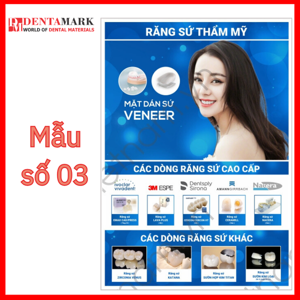Tranh nha khoa - Tranh tư vấn dịch vụ nha khoa 3