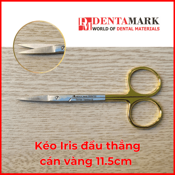 Kéo Iris đầu thẳng 11.5cm - 5