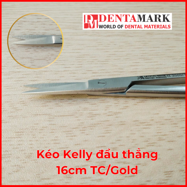 Kéo Kelly 16cm TC/Gold - 5