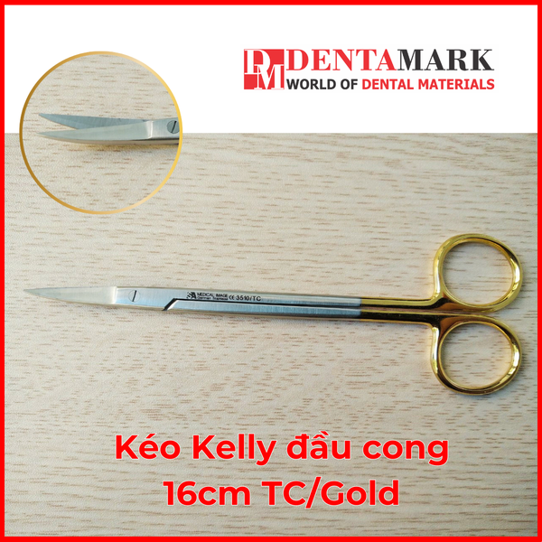 Kéo Kelly 16cm TC/Gold - 6