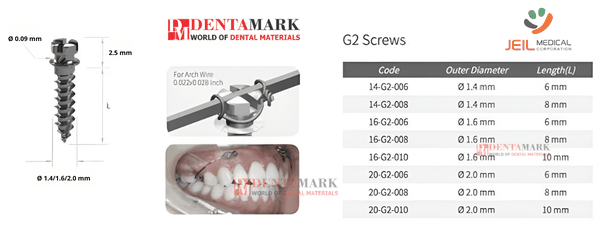 Minivis chỉnh nha Hàn Quốc Jeil 5