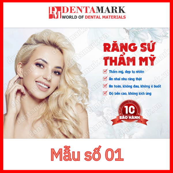 Tranh nha khoa - Poster quảng cáo dịch vụ nha khoa 1