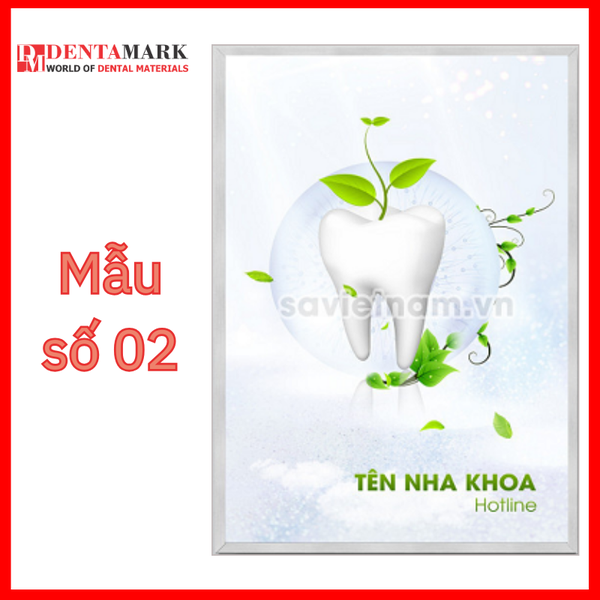 Tranh nha khoa đẹp 3D hình răng 2