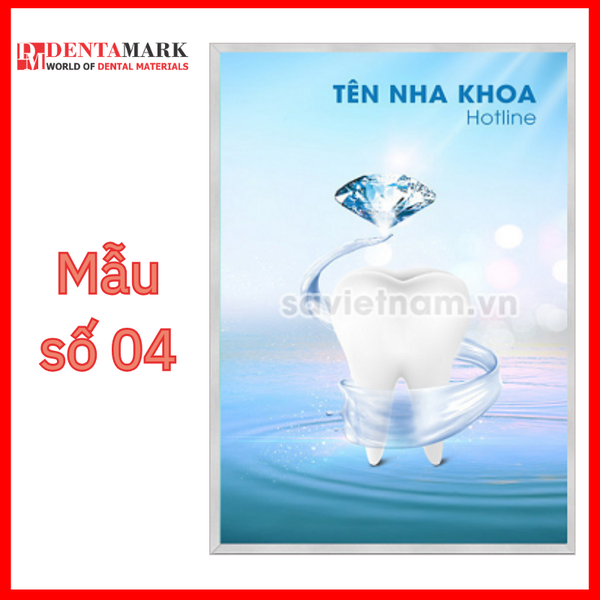Tranh nha khoa đẹp 3D hình răng 4