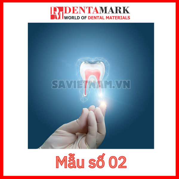 Tranh nha khoa đẹp hình răng trang trí phòng khám 3