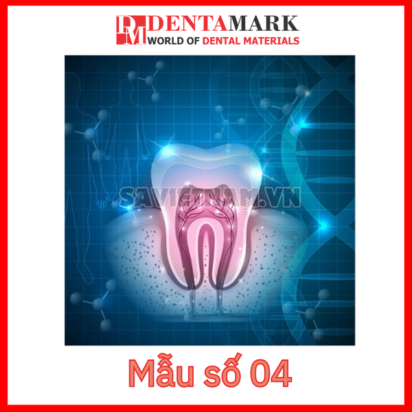 Tranh nha khoa đẹp hình răng trang trí phòng khám 5