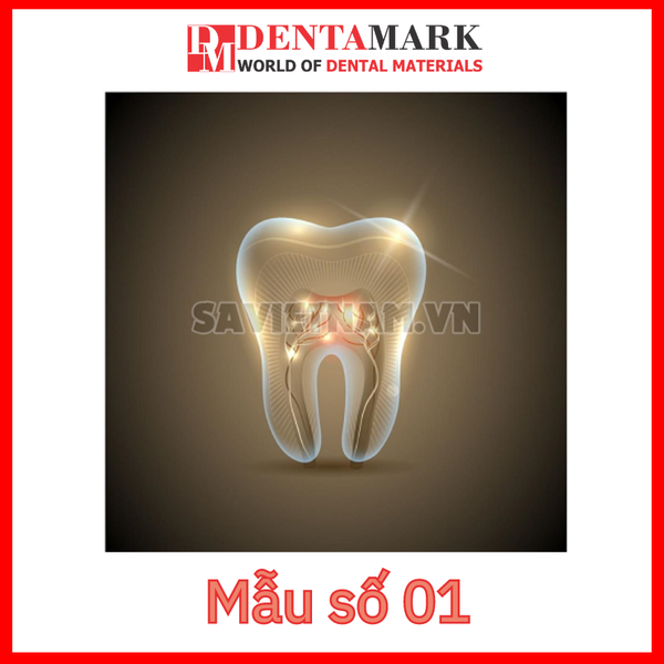 Tranh nha khoa hình răng đẹp trang trí phòng khám 2