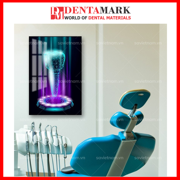 Tranh nha khoa Implant trang trí phòng khám 5.2