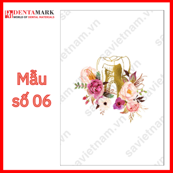 Tranh nha khoa nghệ thuật đẹp hình răng 7