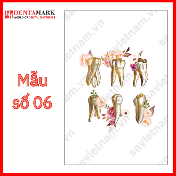 Tranh nha khoa nghệ thuật trang trí phòng khám 7