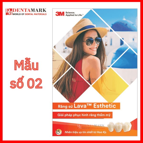 Tranh nha khoa Poster quảng cáo răng sứ Lava Esthetic 3