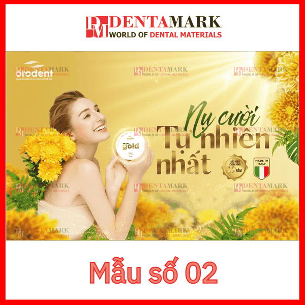 Tranh nha khoa Poster quảng cáo răng sứ Orodent 2