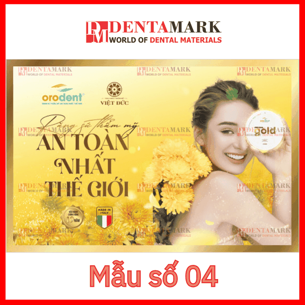 Tranh nha khoa Poster quảng cáo răng sứ Orodent 5