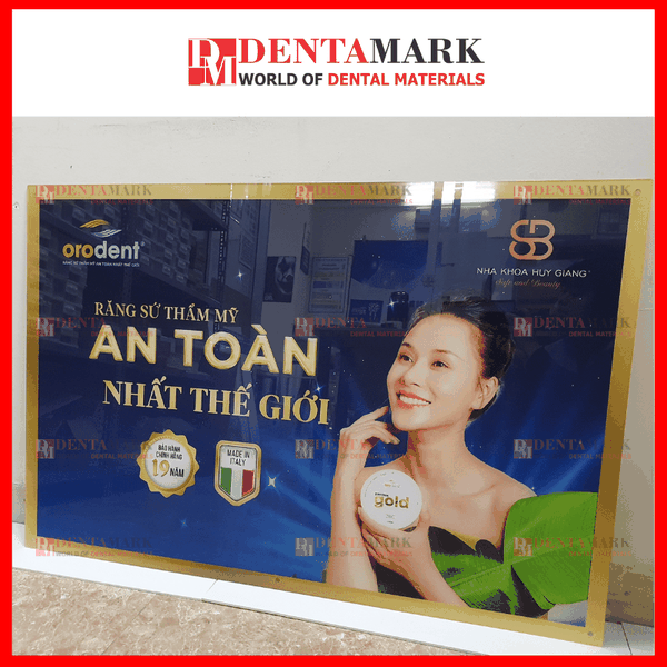 Tranh nha khoa Poster quảng cáo răng sứ Orodent 7