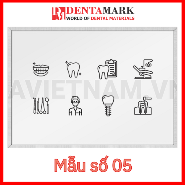 Tranh trang trí phòng khám nha khoa đẹp 7
