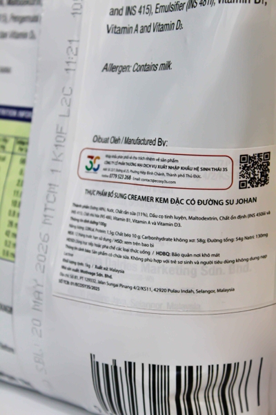 Sữa Đặc Su Johan 1Kg